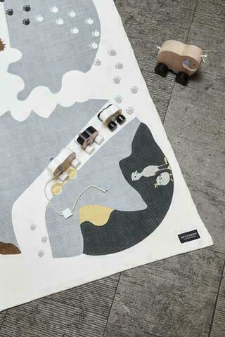 Kids Concept Kids Synthetic Activity Mat Stone Age 130x170cm