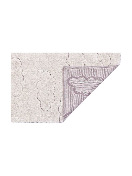 Lorena Canals Clouds Kinder Teppich Wolken Beige 90x130cm