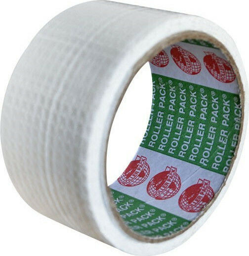 Roller Pack Gaffer CLOcol4810 White Αυτοκόλλητη Υφασμάτινη Ταινία Λευκή 10mx48mm