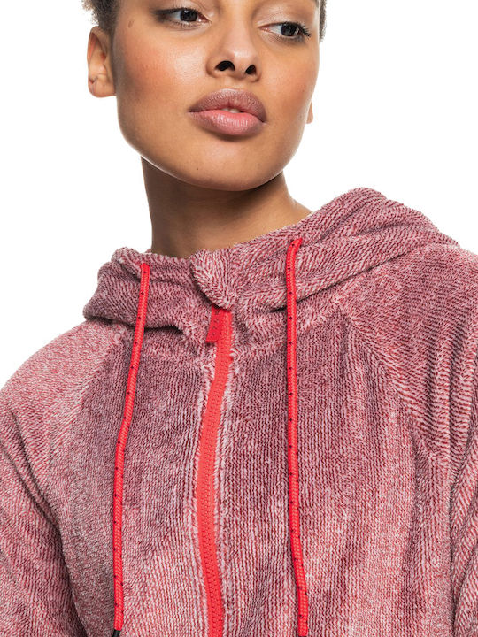 Samba Mambo Fleece Γυναικεία Ζακέτα με Φερμουάρ Tibetan Red