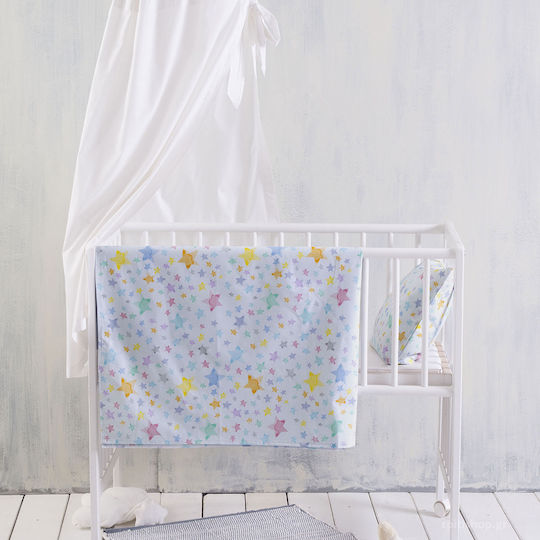 Rythmos Glow Baby Bettlaken Für Wiege Baumwolle 80x110cm