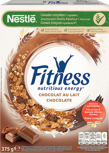 Nestle Люспи Пшеница Fitness Chocolate Пълнозърнест 375гр