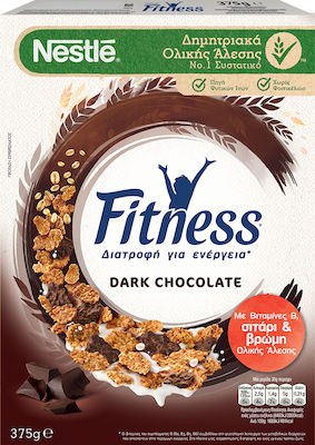 Nestle Νιφάδες Fitness Dark Chocolate Ολικής Άλεσης 375gr