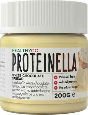 HealthyCo Πραλίνα Proteinella με Έξτρα Πρωτεΐνη Χωρίς Προσθήκη Ζάχαρης με White Chocolate 200gr