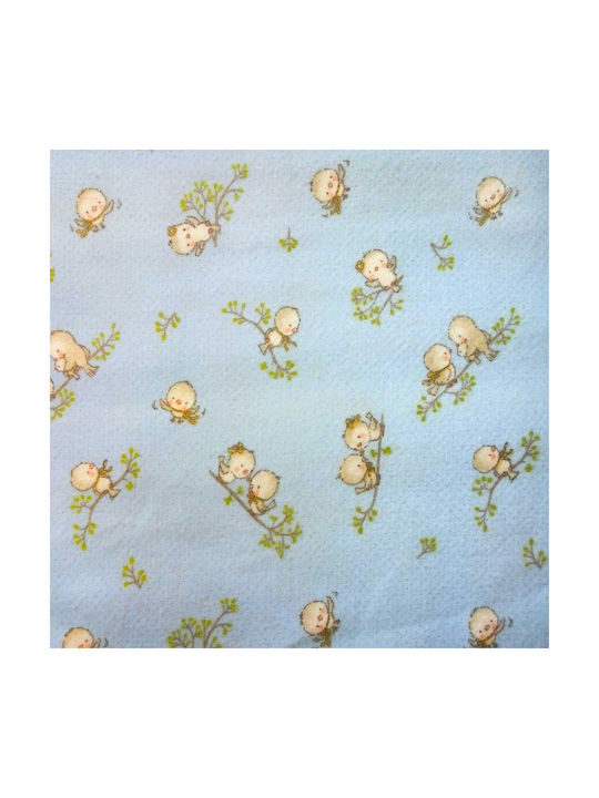 Dimcol Подредба Birds Сини Детски Чаршафи 120x160см