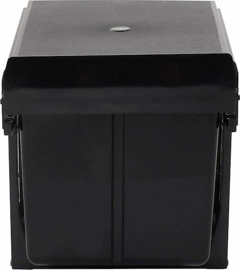 vidaXL vidaXL Mülleimer Mit Soft Close Für Schrank Kunststoff Schwarze 36lt
