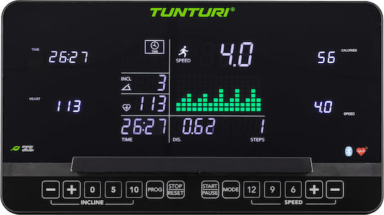 Tunturi Competence T40 3.5hp Elektrischer Faltbarer Laufbänder Für Benutzer Bis 135kg
