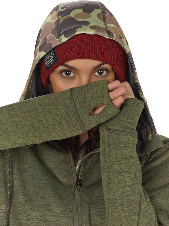 Quartz 164421DO Women's Hooded Sweatshirt Dusty Olive