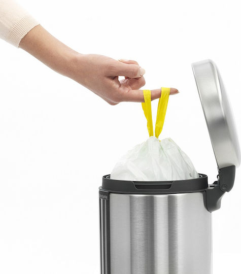 Brabantia NewIcon Inox Bathroom Basket 3lt Steel Matt