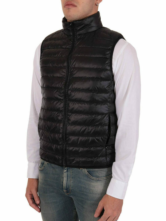 Geacă Fără Mâneci De Iarnă Puffer Neagră