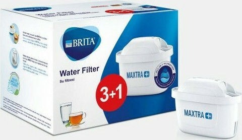 Brita Water Filter Replacement for Pitcher made of Activated Carbon Maxtra+ Pure Performance 4pcs