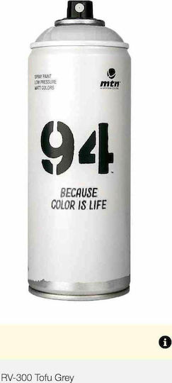 Montana Colors Спрей Боядисване 94 с Мат Ефект Тофу сиво RV-300 400мл