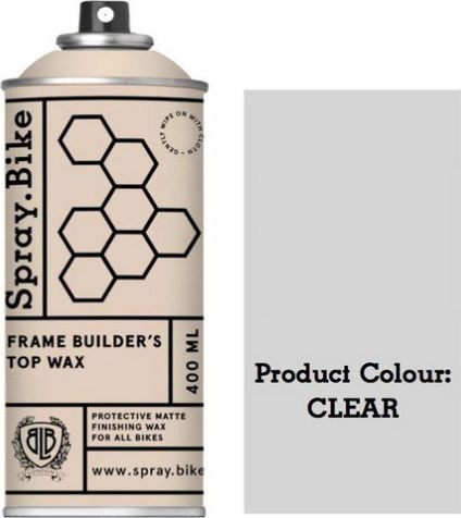 Spray.Bike Spray Besondere Anwendungen Frame Builder's Top Wax mit Glänzend Effekt Transparent 400ml