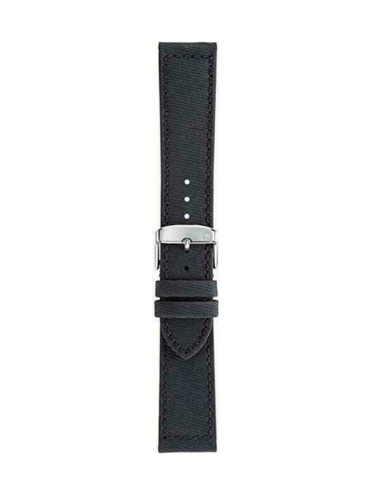 Morellato Zante Leather Strap Black 20mm