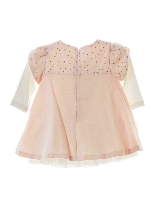 Babylon Kids Dress Tulle Long Sleeve Pink