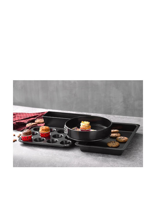 Bergner Orion Backform Torte Rostfreier Stahl mit abnehmbarem Boden 28x28x6.5cm 1cm