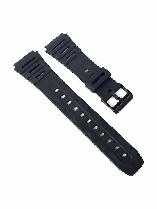 Casio Rubber Strap Black 20mm