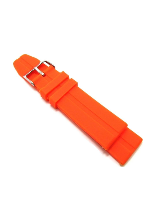 Tzevelion S 02 Gummi-Armband Orange 22mm