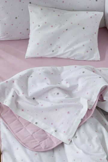 Nima Nene Baby Sheets Set Cradle Cotton Pink 70x110cm 2pcs