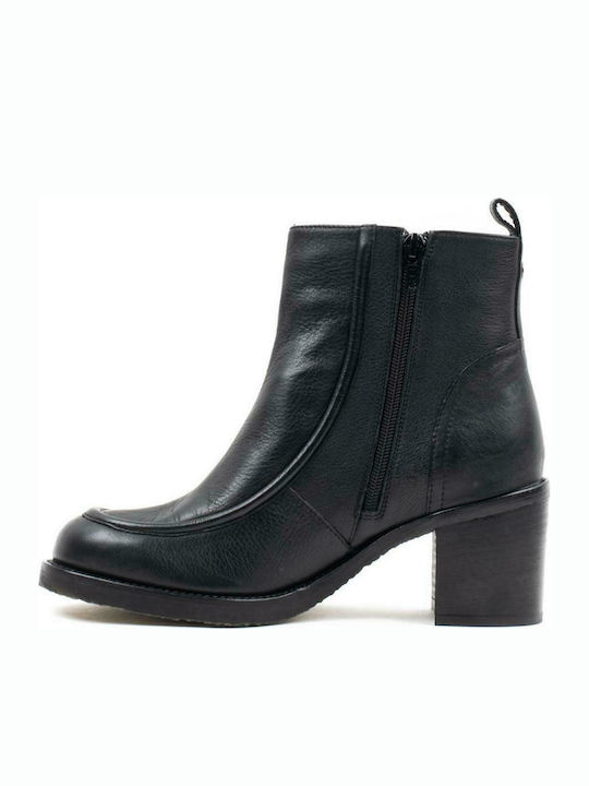 Paola Ferri Leather Women's Ankle Boots Black