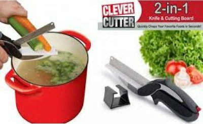 Salatschere aus Edelstahl Schwarz