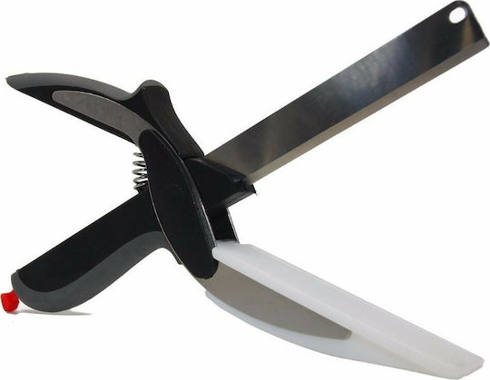 Salatschere aus Edelstahl Schwarz
