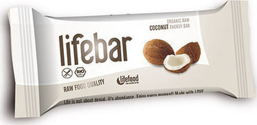 Lifefood Органична Сурова Бар Енергия Ядки с Кокос 47гр