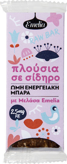 Emelia with Molasses Energy Bar / Raw / Oat / Nuts with Chocolate No Added Sugar 45gr