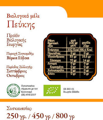 Άξιον Εστί Organic Honey Pine 450gr