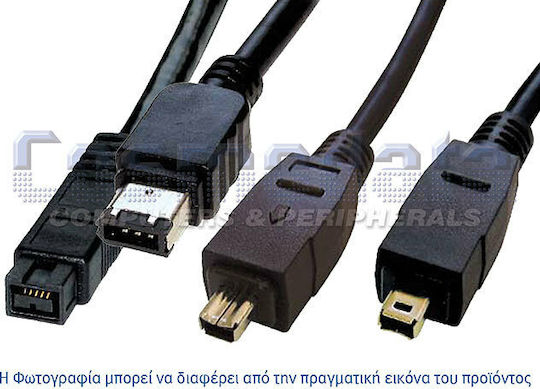 Roline FireWire Cable 9-pin male to 6-pin male 1.8m