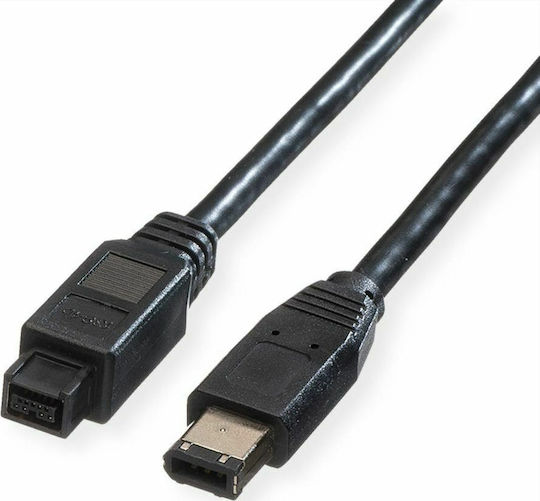 Roline FireWire Cable 9-pin male to 6-pin male 1.8m