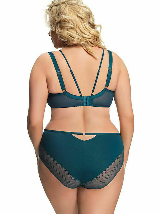 Gorsenia Minimizer Minimizer Bra without Padding Underwire Green