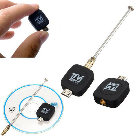 PT115 TV Tuner για Smartphone/Tablet με Επίγειο Δέκτη DVB-T και σύνδεση micro USB