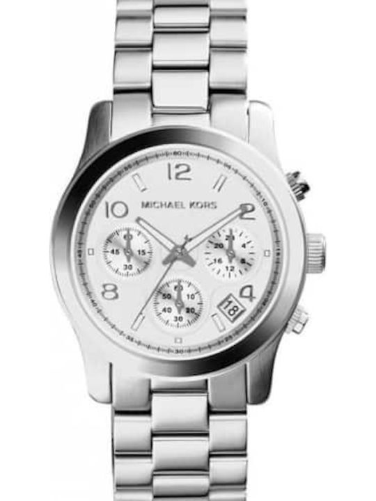 Michael Kors Runway Ρολόι Μπαταρίας με Μεταλλικό Μπρασελέ