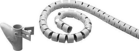 Goobay Wiretube Spiral 2.5m Γκρι