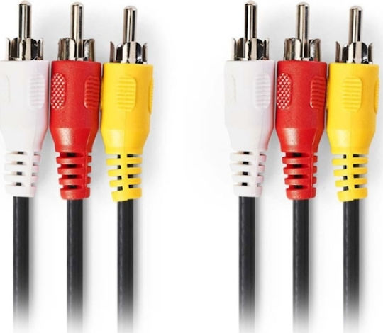 Composite male / Analog Audio male to Composite male / Analog Audio male 1.5m Cable (18042)