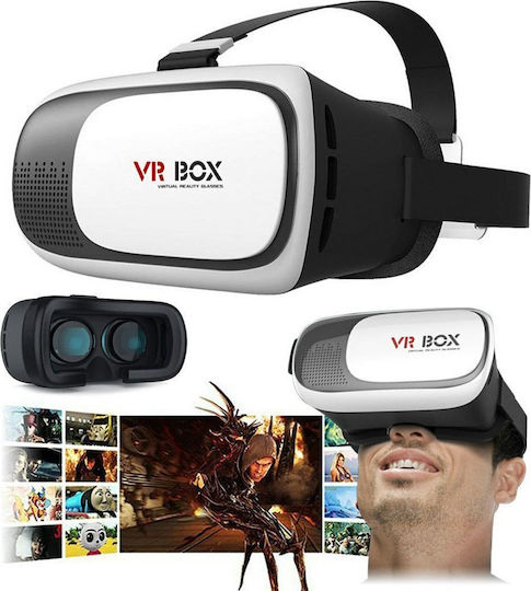 VR Box V2 Cască VR pentru Mobil de la 4.7" până la 6"
