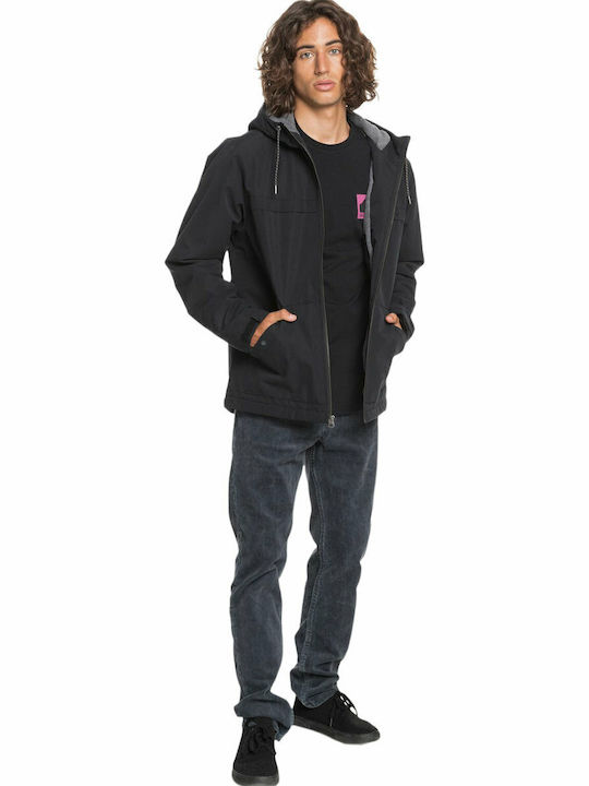 Waiting Period Winter Jacke Softshell Wasserdicht und Winddicht Schwarz