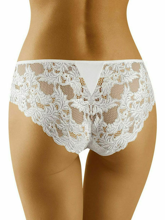 Wolbar Deva Women's Slip with Lace White 130174