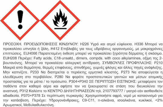 ER-LAC Teak Oil Άχρωμο Σατινέ 750ml