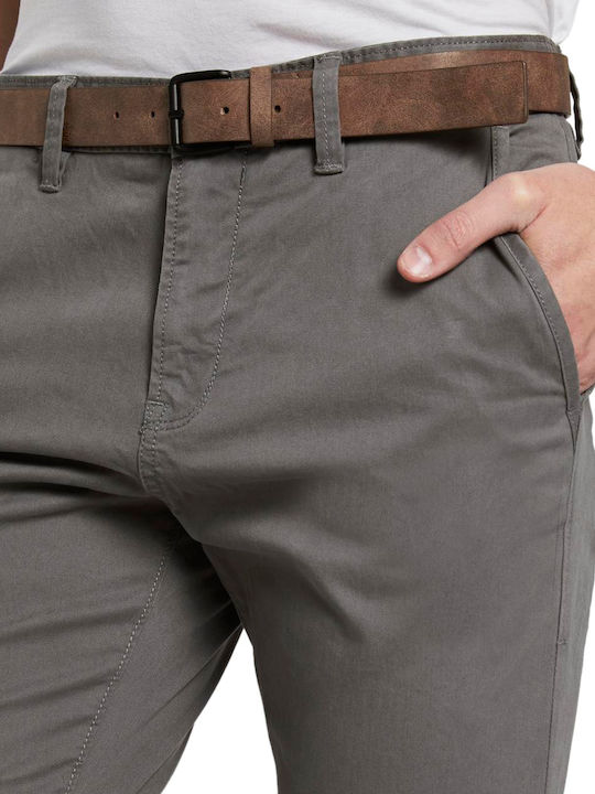 Παντελόνι Chino Ελαστικό σε Slim Εφαρμογή Γκρι