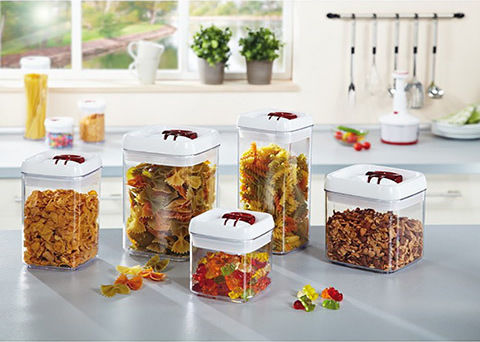 Leifheit Fresh & Easy Κουτί Γενικής Χρήσης με Αεροστεγές Καπάκι Πλαστικό Διάφανο 400ml