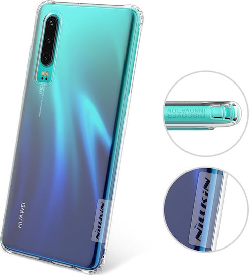 Nillkin Nature Umschlag Rückseite Silikon 0.6mm Transparent (Huawei P30)