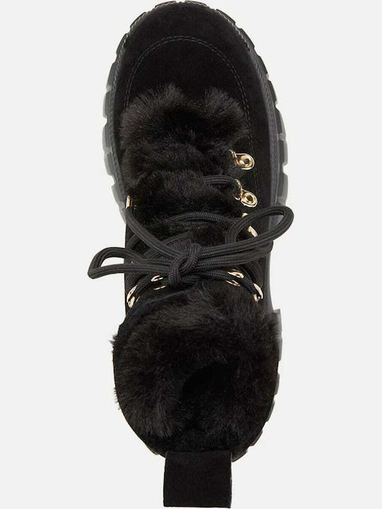Ciara Suede Women's Ankle Boots Black