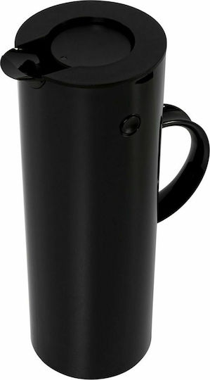 Stelton EM77 Jug Thermos Bottle Plastic 1L Black