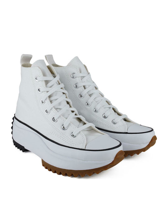 Run Star Hike Flatforms Boots White / Black / Gum