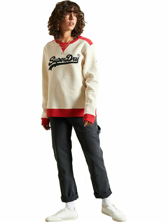 Colourblock Bb Women's Sweatshirt Beige