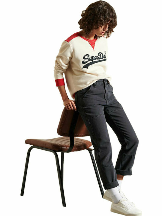 Colourblock Bb Women's Sweatshirt Beige