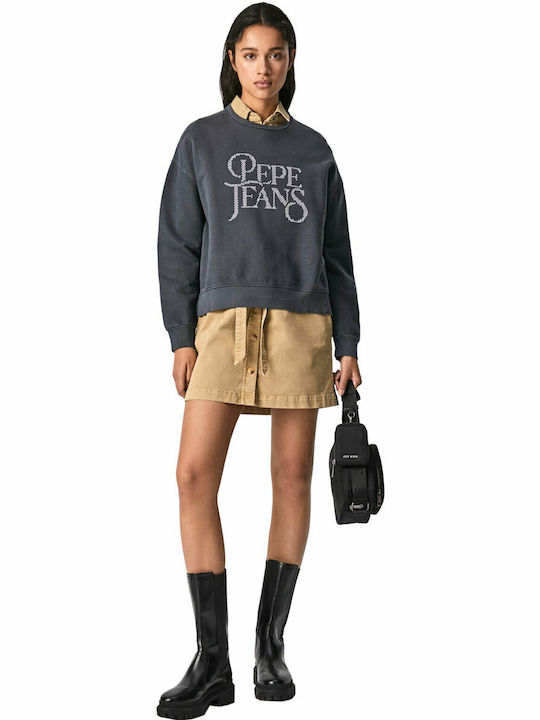 Evita Long Women's Sweatshirt Gray