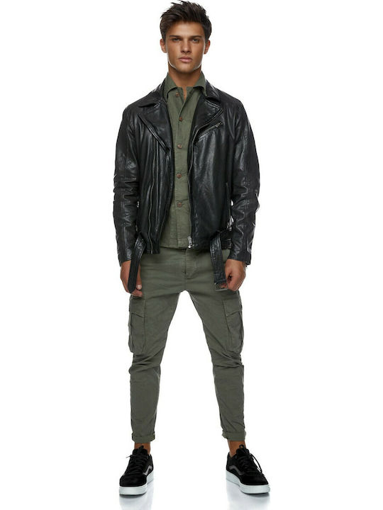 Duran Leather Jacket Black